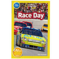 English original picture book National Geographic Kids pre Reader: race day national geographic classification reading childrens Popular Science Encyclopedia English childrens book