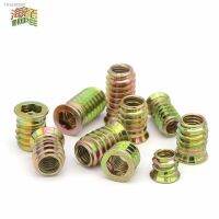 ✓✓☒ 10pcs M6 M8 M10 Steel Metal Hexagon Hex Socket Drive Head Embedded Insert Nut E-Nut for Wood Furniture Inside and Outside Thread