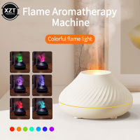 เปลวไฟภูเขาไฟ Aroma Diffuser โคมไฟน้ำมันหอมระเหย 130ml USB แบบพกพา Air Humidifier สี Night Light กลิ่นหอมสำหรับรถบ้าน-dliqnzmdjasfg