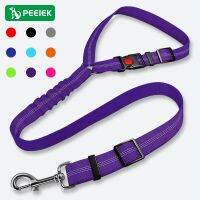 Pet Dog Cat Seat Belts Car Headrest Restraint Adjustable Safety Leads Vehicle Seatbelt Harness for Small Large Dogs Accessories Collars