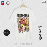 [ส่งฟรี] เสื้อยืด มาร์เวล IRON-MAN ไอรอนแมน ลิขสิทธ์แท้ MARVEL COMICS T-SHIRTS (MVX-032) เสื้อ Marvel แท้