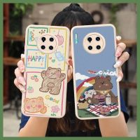 Nana Ko Electron】ถุงลมนิรภัยป้องกันการตกเคสโทรศัพท์น่ารักสำหรับ Huawei Mate 30 Pro/Mate30E Pro ซิลิกาเจลวัยรุ่นนิ่ม