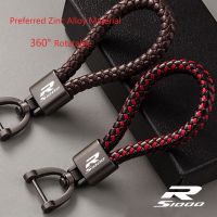 For BMW S1000R S 1000 R Sport 2017-2020 2021 2022 Accessories Custom LOGO Motorcycle Braided Rope Keyring Metal Keychain