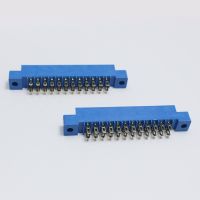 (YING SHUN)30ชิ้น/ล็อต805การ์ดเชื่อมต่อขอบ3.96มม. Pitch 2X12แถว24 Pin PCB Slot Solder Socket SP24 Dip Wire Type