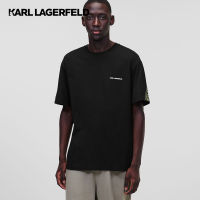 KARL LAGERFELD - KARL LOGO TAPE T-SHIRT 230M1708 เสื้อยืด