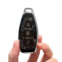 ใหม่ TPU รถสมาร์ทคีย์ระยะไกลฝาครอบ Shell Fob สำหรับ Ford Focus 3 4 ST Mondeo MK3 MK4 Fiesta Fusion Kuga 2013 2014 2015 2017-Shoukjke