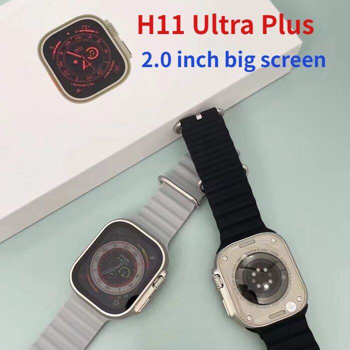 H Ultra Plus Smartwatch Iwo Series Mm Nfc Bluetooth Call Siri With Watch Strap Lock Screw