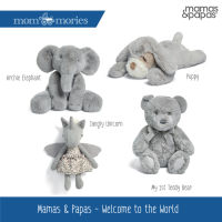 Mamas &amp; Papas ตุ๊กตาน่ารัก เนื้อนุ่ม Welcome to the World  - Grey Collection  (0m+) ของแท้จากศูนย์ไทย
