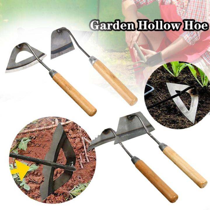 Gardening Hand Hollow Small Hoe Hoe Farm Tools Grow Vegetable Hoe S2Q6