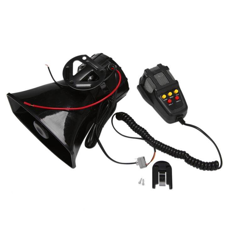 Security Patrol System Talking Speaker 12V 100W Universal Car Truck Loud Sound Warning Alarm