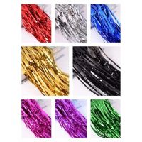 Rain Fringe Metallic Foil Curn Birthday Wedding Party Background Wall Deco