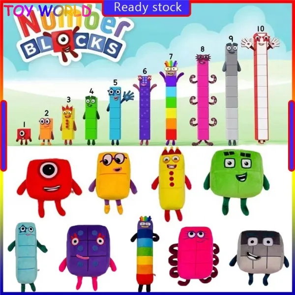 2022 New Cartoon Numberblocks Cute Plush Doll Children Toys Kids Gift Movie  TV Series Cartoon Educational Stuffed Number Blocks | Lazada PH