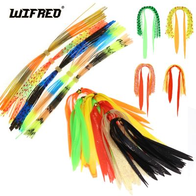 【CW】 Wifreo Color Silicone Skirts for Spinnerbait Buzzbait Rubber Jig Lures Squid Fly Tying Material