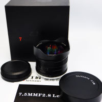 7Artisans 7.5mm f2.8 Ultra Wide-Angle Lens for Fuji X-Mount เลนส์ Fishyeye ให้ภาพกว้างๆ สะใจ เมาท์แปลงในตัว ไม่ต้องต่อ อแดปเตอร์ ให้ภาพสนุกสนาน เหมาะถ่าย วิว เซลฟี่ได