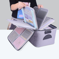 Collapsible Stereoscopic Storage Bag Document Certificates Files Folder Ticket Credit Card Home Storage Organizer Accessories