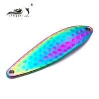 Fishing Perch S [hot]2022 Hard Spoon LTHTUG Lure Trout Bait Salmon Unpainted For CHINOOK Metal Bass Copper Pike Fishing 8.5g Blank