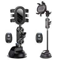 Car Phone Holder for Photography Universal Car Mount with Strong Suction Cup Base Vlog Recording Phone Holder Car Versatile Car Accessories for Vlog Record All Smartphones All Cars excitement