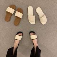 【CW】 Roman Shoes Flat Sandals and Slippers Women  39;s Female  39;s Outerwear 2023 Wear