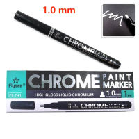 UNI [Jettingbuy] ปากกามาร์คเกอร์สีเงิน DIY,ปากกาทาสีโครเมี่ยมทนน้ำทนต่อรังสี UV สำหรับงานช่าง