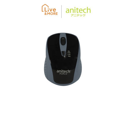 [มีประกัน] Anitech แอนิเทค Wireless mouse เม้าส์ไร้สาย รุ่น W214