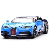 Bugatti Chiron แบบจำลอง1:32รถของเล่นสำหรับผู้ใหญ่เด็กของเล่นรถยนต์โลหะหล่อแข็งอัลลอยด์