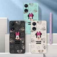 OPPO Reno 8T 5G Reno8 Pro 8Z Reno8Z 5G เคสลายมินนี่เมาส์น่ารัก5G เคสมือถือซิลิคอนเหลวกรอบแบบนิ่ม