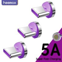 New 5A Magnetic Tips Type C Super Fast Charging For Xiaomi Samsung OPPO Fast Charge USB Cable Adapter Magnet Plug for iPhone Docks hargers Docks Charg