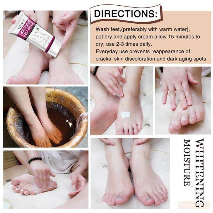 best-seller-ของแท้-แน่นอน-ส่งเร็ว-สินค้าขายดี-whitening-extra-moisturizing-treatment-foot-cream-hydrating-smooth-delicate-foot-skin-care-ไม่ระบุชื่อหน้ากล่อง