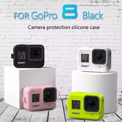 GoPro Hero 8 Silicone Case ซิลิโคนป้องกันรอย กันกระแทก + สายซิลิโคนคล้องมือ ยี่ห้อ Sheingka