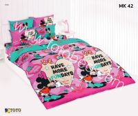 ที่นอนปิคนิคโตโต้ รหัสสินค้า MK42 มิกกี้เม้าส์ MICKEY MOUSE สีชมพูเข้ม PICNIC TOTO ขนาด 3.5 ฟุต และ 5 ฟุต หนา 4 นิ้ว ถอดซักได้ ลิขสิทธิ์แท้