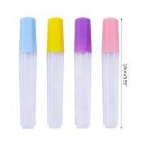 4pcs Clear Plastic Embroidery Felting Sewing Needles Container Pin Needle Storage Tubes Bottle Holder