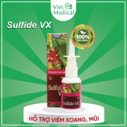 Chai xịt Sulfide VX Việt Medical Hỗ trợ viêm xoang