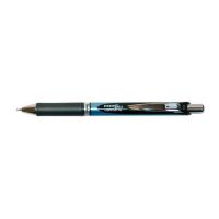 PENTEL ปากกาหมึกเจลหัวเข็ม แบบกด Energel 0.5 มม.สีดำ