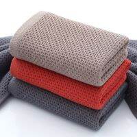 【VV】 quality Cotton Thicken Plain Hotel Super Absorbent Soft Waffle-Towel