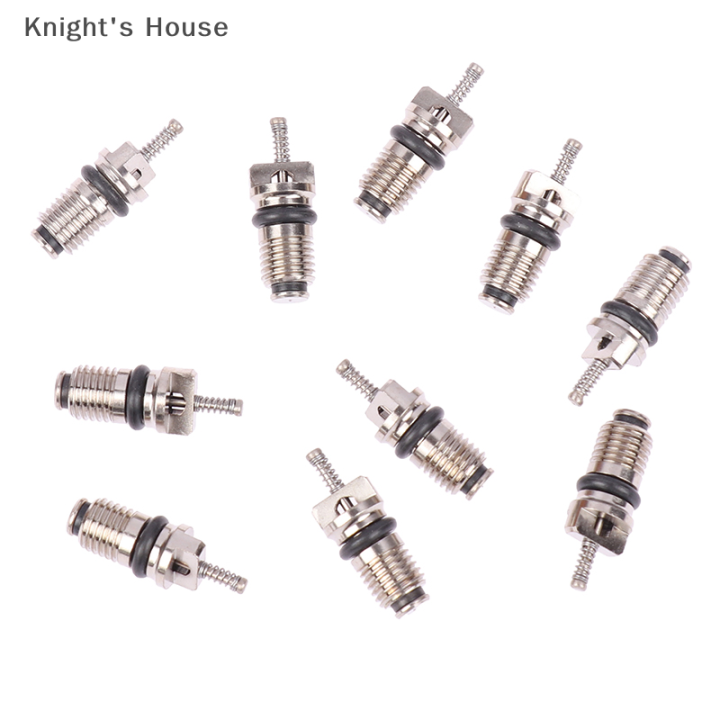 knights-house-แกนวาล์ว-r134a-ac-10ชิ้นแกนปรับอากาศรถยนต์ชุดซ่อมแกนทนความร้อนอุปกรณ์เสริมรถยนต์ยานพาหนะ