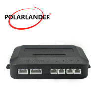 PolarLander Car Parking Sensor Kit 4 Sensors Main Box For Reverse Backup Radar System For Most Cars Control Box Buzzer 12V