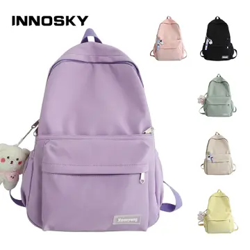 MayNuo Backpack Student School Bag Female Korean Version High School Mori Japanese  Backpack College Student Large Capacity Junior High School Male Travel  Backpack/White/BBB : Amazon.co.uk: Fashion