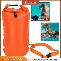 ENCOUNT พีวีซีพีวีซี SWIM buoy Air DRY BAG การฝึกอบรมทุ่น ป้องกันการจมน้ำ กระเป๋าสำหรับว่ายน้ำ ความปลอดภัยและความปลอดภัย ว่ายน้ำเปิดน้ำ ถุงดริฟท์ กิจกรรมกลางแจ้งกลางแจ้ง