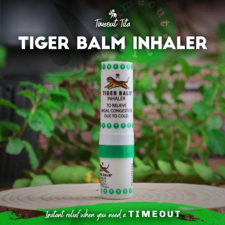 Tiger Balm Authentic Thailand Inhaler- 2 in 1 Inhaler | Lazada PH