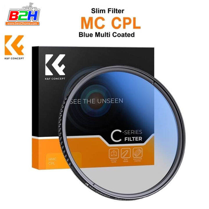 K&F FILTER SLIM MC CPL CIRCULAR POLARIZER BLUE COATING JAPAN OPTICS