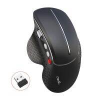 New ZERODATE HXSJ T32 Ergonomic Vertical Side Wheel 2.4Ghz Wireless Mouse Ergonomic Comfortable Grip  Power Saving Basic Mice