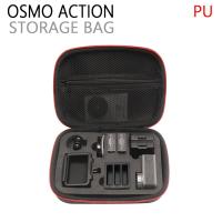 【Bestseller】 Osmo Action กระเป๋าใส่กล้อง PU สำหรับ OSMO กล้องแอคชั่นแคมเมรากระเป๋าเก็บของแบบพกพา