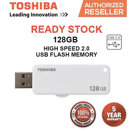 Toshiba 16GB 32GB U203 Yambiko USB 2.0 Flash Memory Drive White Color THN-U203 