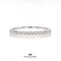 แหวนเพชร Half Eternity Diamond Ring