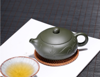 ±180ml Lv Ni Chinese Traditional Ceramic Teapot Pure Handcraft Beautiful Appearance Household Puer Oolong Tea Set High Grade C