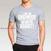 Mens Cotton 2021 I Am An Engineer Retro Retro T-Shirts Harajuku Casual Funny Funky Hipster Male Tees Leisure Casual