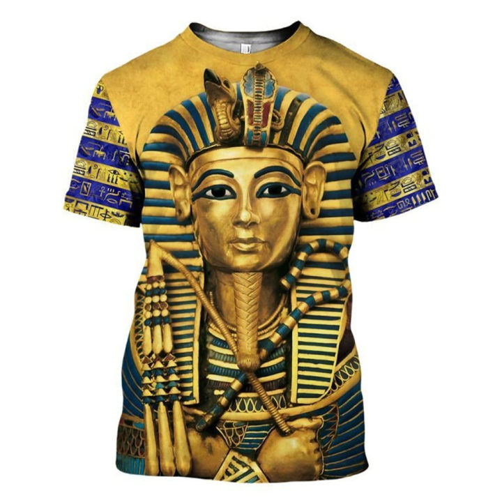 Men's Pharaoh Goddess Ancient Egyptian Gods Graphic Tee 3D Print Tee ...