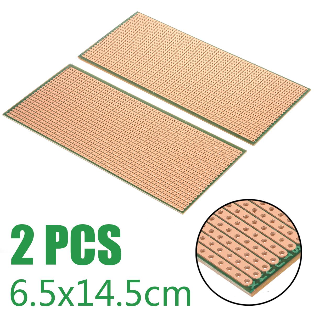 5X 6.5x14.5cm Stripboard Veroboard Uncut PCB Platine SingleSide Circuits BoardLS 