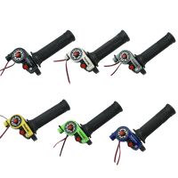 1 Pair 22mm 7/8 Motorcycle Twist Throttle Grip with Cable handlebar Accelerator with Engine On/Off Button for Honda Yamaha