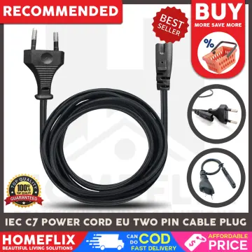 Sewing Machine POWER Cord flat Fig 8 Cable Used for Brother BC2500 sewing  part kit